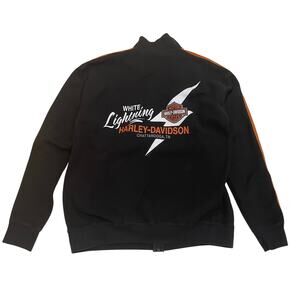 Harley-Davidson White Lightning Zip Jacket, Chattanooga TN | Black Orange L